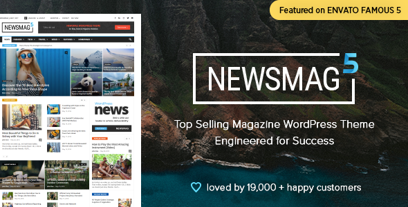 Newsmag 1.0.0 – Newspaper & Magazine WordPress Theme