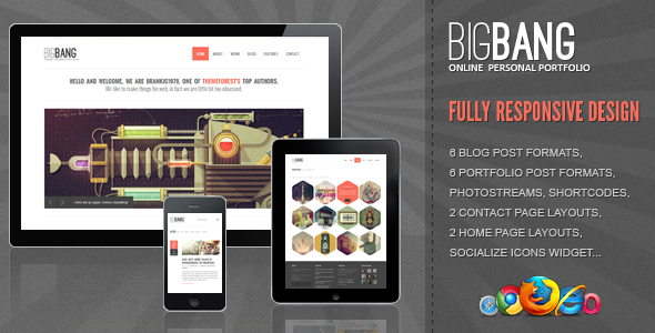 Bigbang 1.0.0 – Responsive WordPress Theme