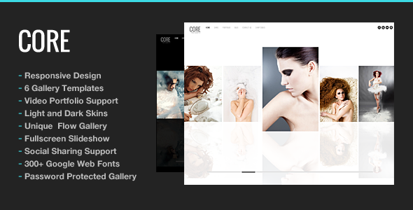 Core 3.3 – Photography WordPress