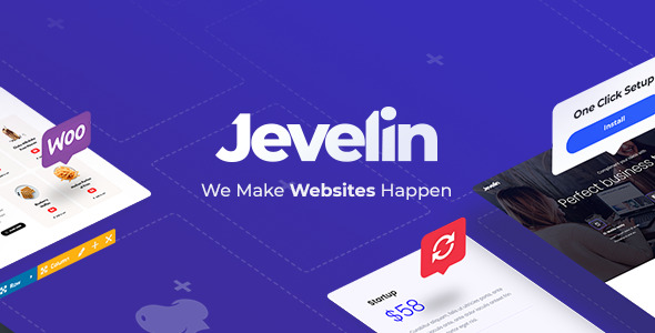 Jevelin 1.0.0 – Multi-Purpose Responsive WordPress AMP Theme