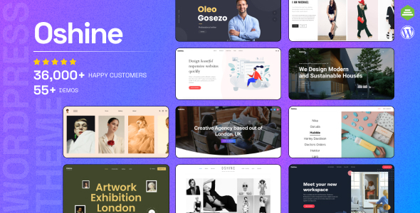 Oshine – Multipurpose Creative WordPress Theme 1.0.0