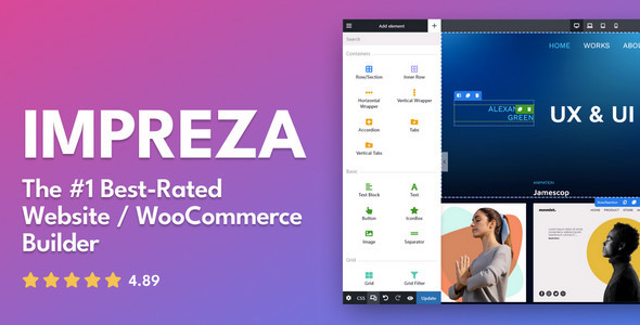 Impreza 1.0.0 – WordPress Website and WooCommerce Builder