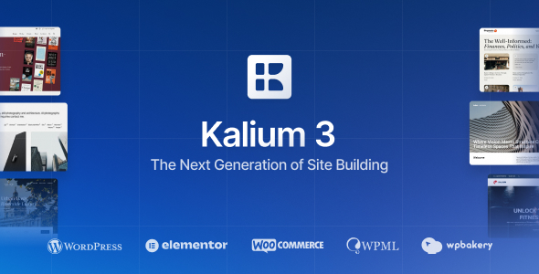 Kalium 3 1.0.0 – Creative Theme for Professionals