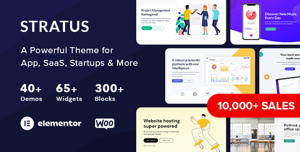 App, SaaS & Software Startup Tech Theme – Stratus 1.0.0