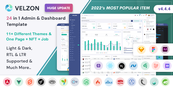 Velzon – Admin & Dashboard Template 1.0.0