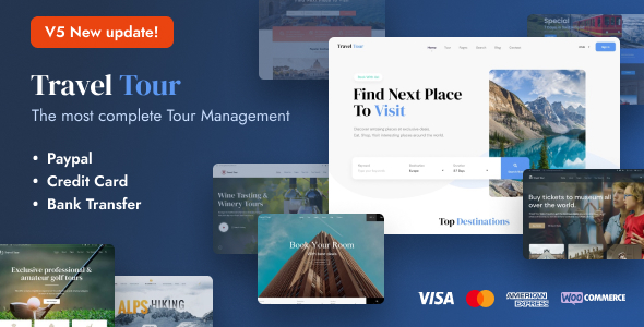 Travel Tour – Travel Booking WordPress 1.0.0