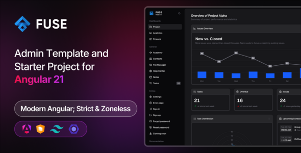 Fuse – Angular Admin Template 1.0.0