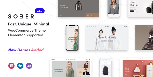 Sober – WooCommerce WordPress Theme 1.0.0