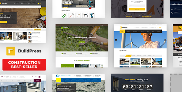 BuildPress 1.0.0 – Multi-purpose Construction and Landscape WordPress Theme