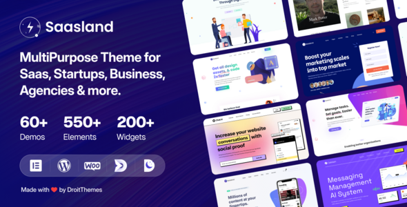 Saasland 1.0.0 – Saas, Startup, Technology & IT Solutions WordPress Theme
