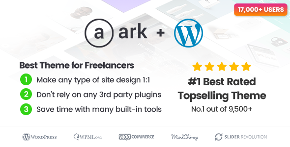 The Ark 1.0.0 – WordPress Theme made for Freelancers