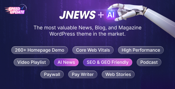 JNews 12.0.6 – WordPress Newspaper Magazine Blog AMP Theme