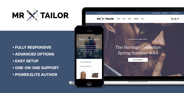Mr. Tailor 1.0.0 – eCommerce WordPress Theme for WooCommerce