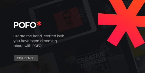 Pofo – Creative Portfolio and Blog WordPress Theme 1.0.0