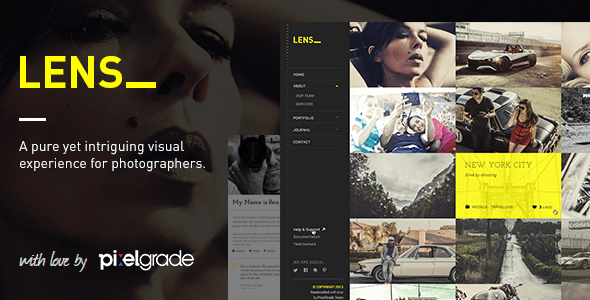 LENS 1.0.0 – An Enjoyable Photography WordPress Theme