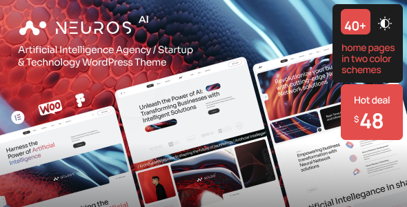 Neuros 6.6 – AI Agency & Technology WordPress Theme