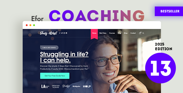 Efor 1.0.0 – Coaching & Online Courses WordPress Theme