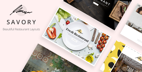 Savory 2.6 – Restaurant WordPress Theme