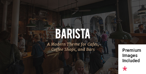 Barista 2.6 – Modern WordPress Theme for Cafes, Coffee Shops and Bars