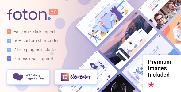 Foton 2.7 – Software and App Landing Page WordPress Theme