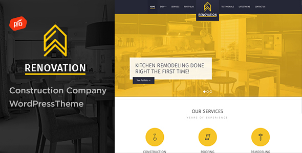 Renovation 4.7 – Construction Company WordPress Theme