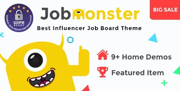 Jobmonster 1.0.0 – Job Board WordPress Theme