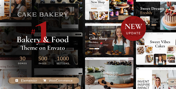 Cake Bakery – Pastry WordPress 1.0.0