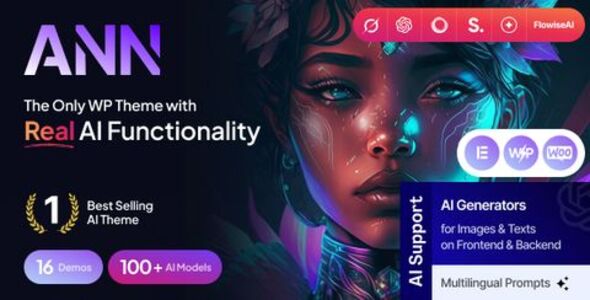 AI ANN 1.39.0 – AI Generator & AI Agency WordPress Theme