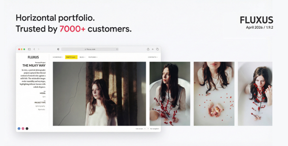 Fluxus – Horizontal Portfolio Theme 1.0.0