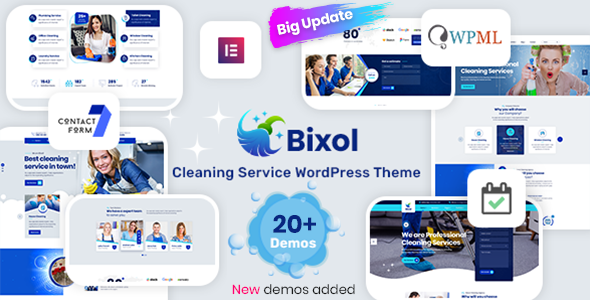 Bixol – Cleaning Services WordPress 1.0.0