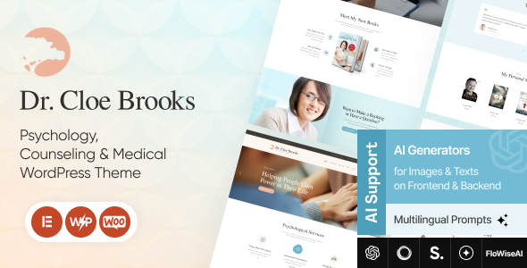 Cloe Brooks 1.0.0 – Psychology, Counseling Theme