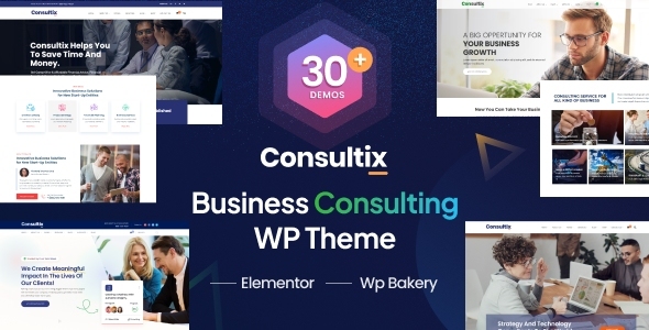 Consultix – Business Consulting WordPress Theme 4.0