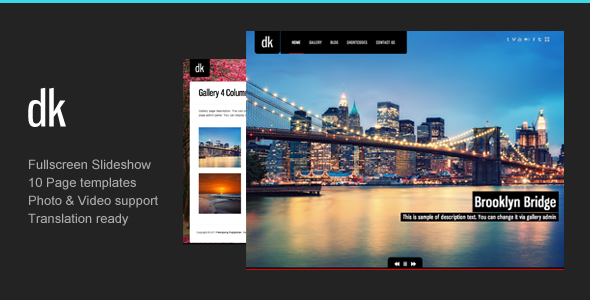 DK 1.0.0 – Photography WordPress