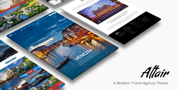 Altair 5.8 – Travel Agency WordPress