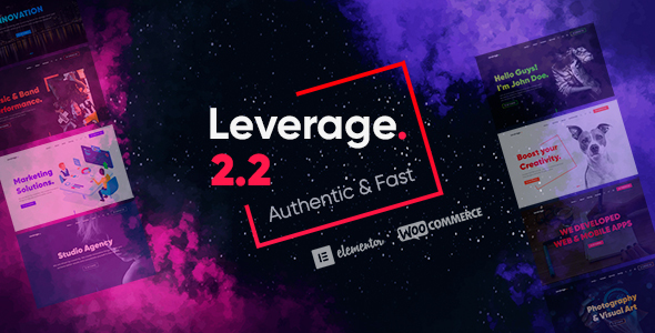 Leverage 1.0.0 – Creative Agency and Digital Agency WordPress Theme