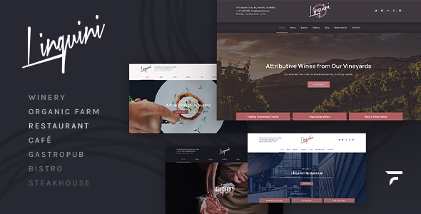 Linguini 4.1.1 – Restaurant WordPress Theme