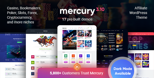 Mercury 1.0.0 – Affiliate WordPress Theme