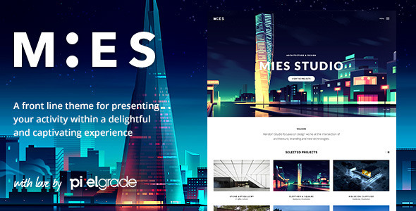 MIES 1.0.0 – An Avant-Garde Architecture WordPress Theme