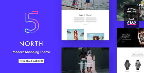 North – Responsive WooCommerce Theme 5.0.0