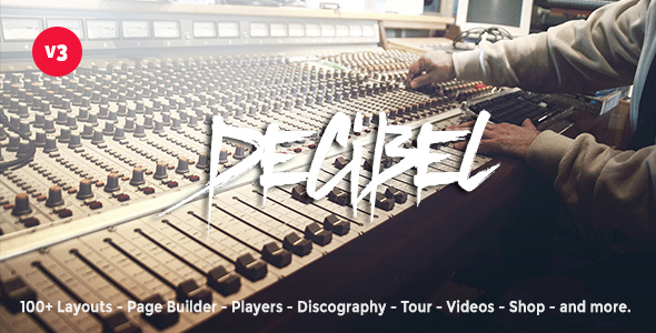Decibel – Professional Music WordPress Theme 1.0.0