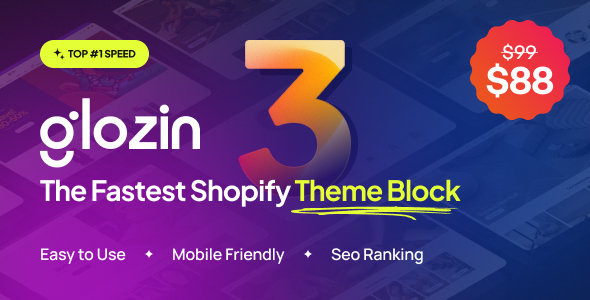 Glozin 1.0.0 – Multipurpose Shopify Theme – RTL Support