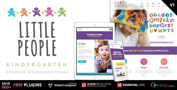 Little People 1.0.0 – Kindergarten WordPress Theme for PreScool