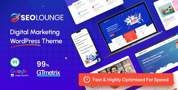 SEO Lounge 4.0.1 – Digital Marketing Theme