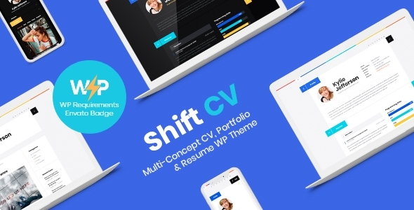 ShiftCV 3.0.16 – Blog Resume Portfolio WordPress Theme