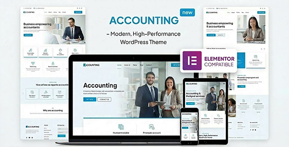 Accounting 1.0.0 – Business, Consulting and Finance WordPress theme