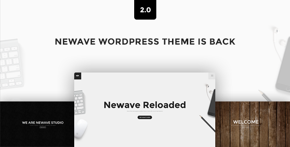 Newave 1.0.0 – WordPress Responsive One Page Parallax Theme