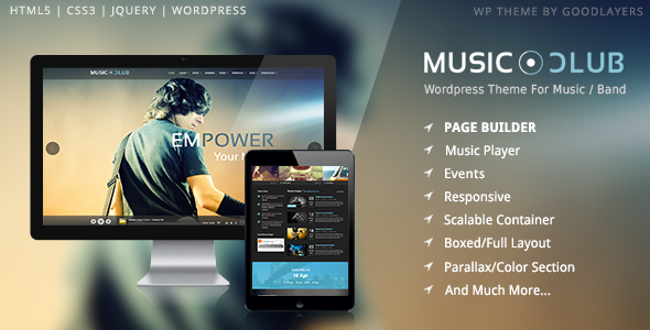 Music Club – Band 1.0.0 – Party WordPress