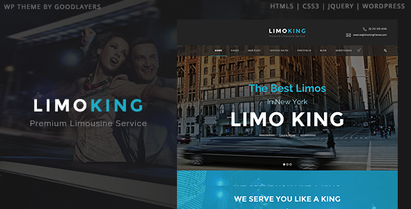 Limo King 1.0.0 – Limousine / Transport / Car Hire WordPress