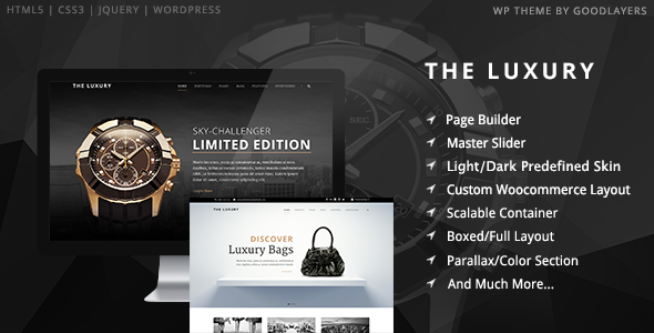 The Luxury – Dark / Light Responsive WordPress 1.0.0