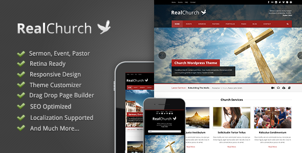 Real Church – Responsive Retina Ready WordPress 1.0.0